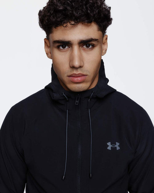 Veste Coupe-Vent Under Armour Stretch Woven - Noir - FootKorner Testing