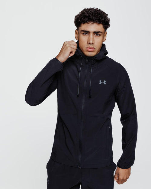 Veste Coupe-Vent Under Armour Stretch Woven - Noir - FootKorner Testing