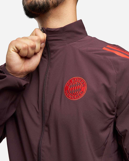 Veste de survêtement Bayern Munich 2024/2025 - Bordeaux - FootKorner Testing