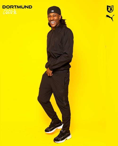 Veste de survêtement Dortmund - Noir - FootKorner Testing