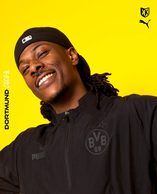 Veste de survêtement Dortmund - Noir - FootKorner Testing