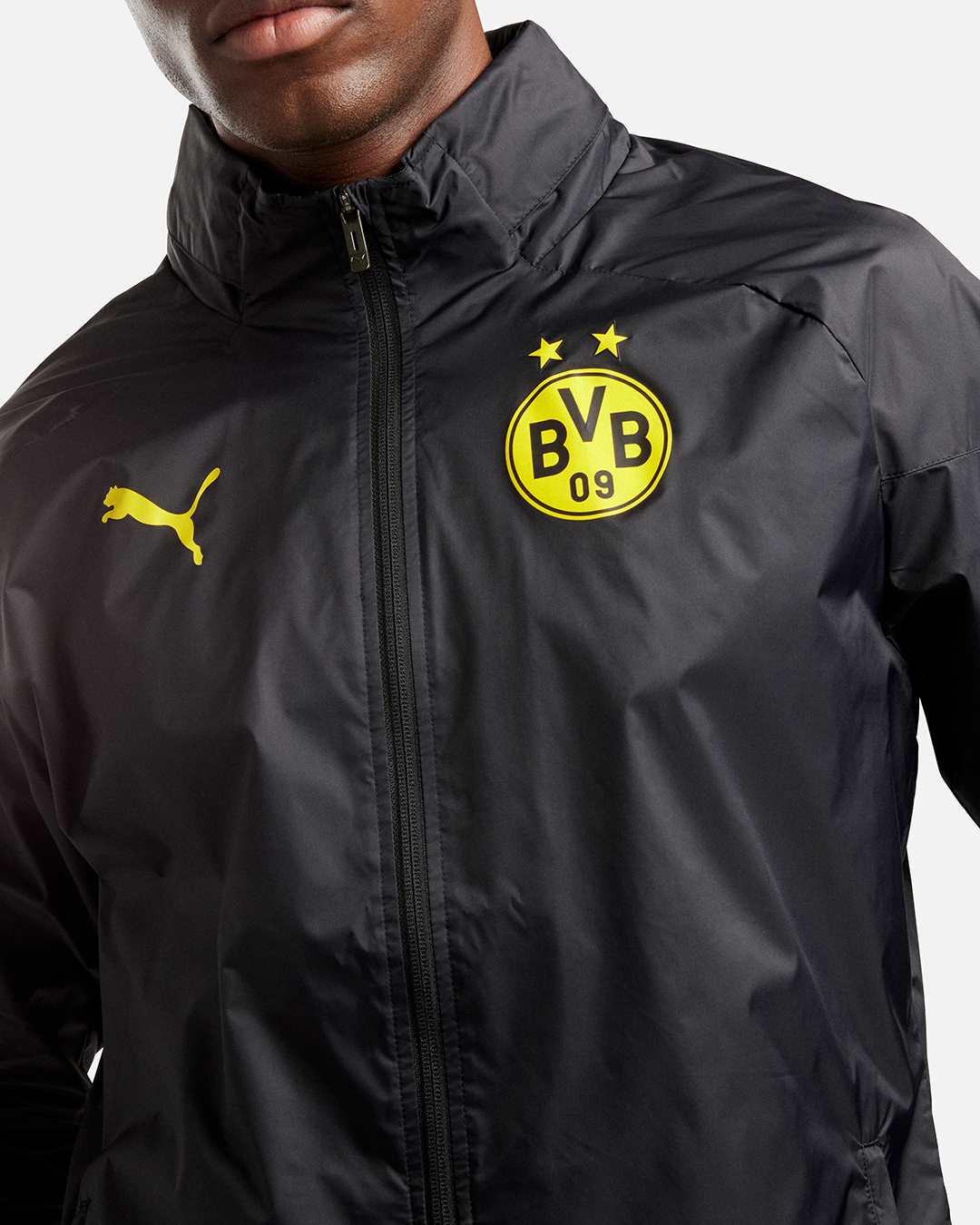 FootKorner TestingVeste de survêtement Dortmund  - Noir/Jaune