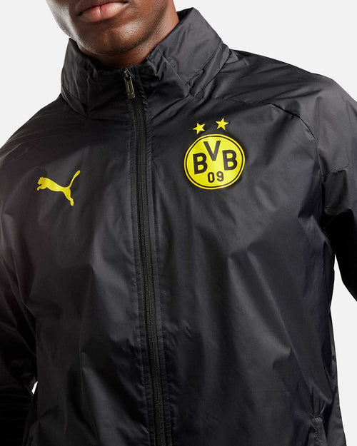 Veste de survêtement Dortmund  - Noir/Jaune - FootKorner Testing