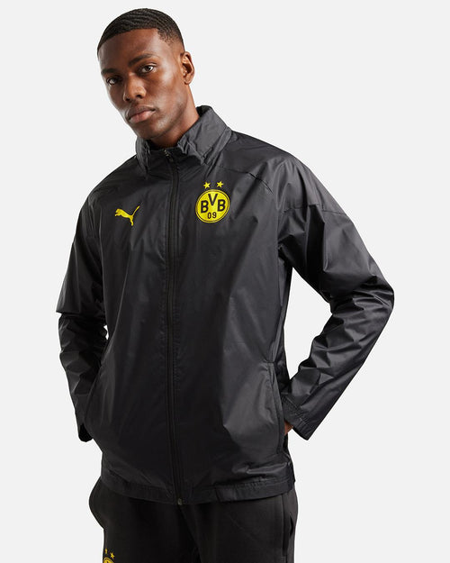 Veste de survêtement Dortmund  - Noir/Jaune - FootKorner Testing