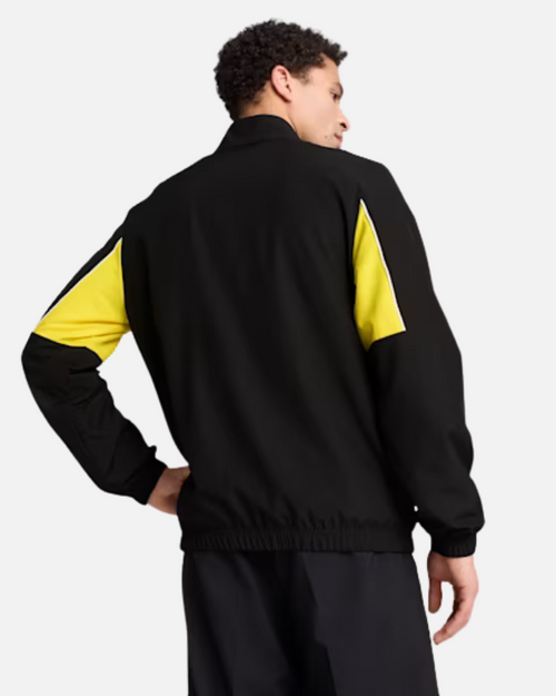 Veste de survêtement Dortmund 2025 - Noir/Jaune - FootKorner Testing