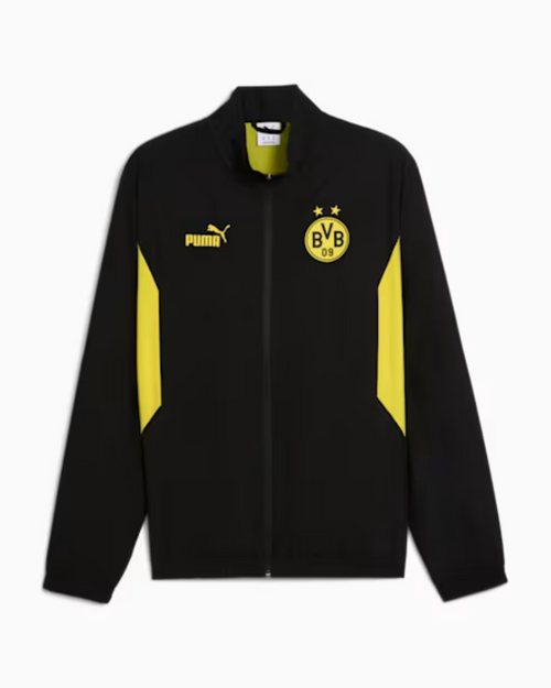 Veste de survêtement Dortmund 2025 - Noir/Jaune - FootKorner Testing
