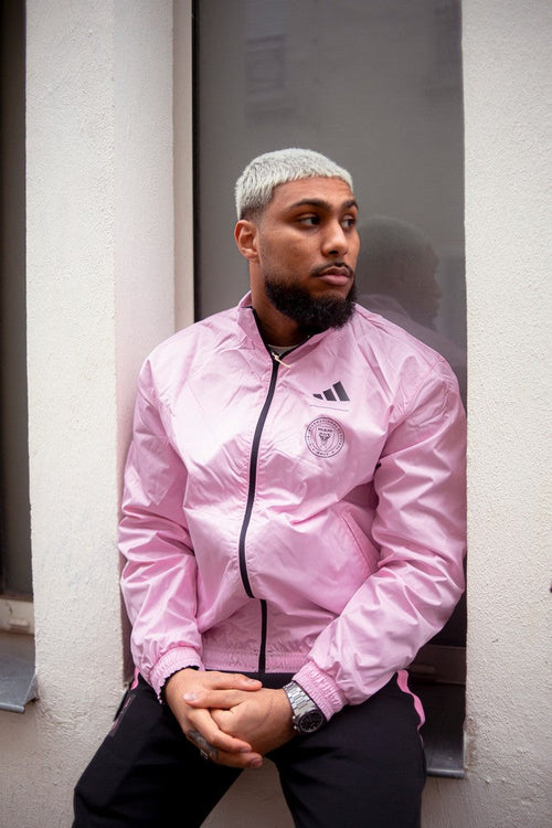 Veste de survêtement Inter Miami Anthem 2022/2023 - Noir/Rose - FootKorner Testing