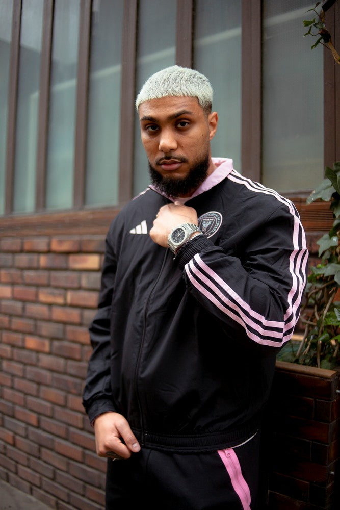 FootKorner TestingVeste de survêtement Inter Miami Anthem 2022/2023 - Noir/Rose