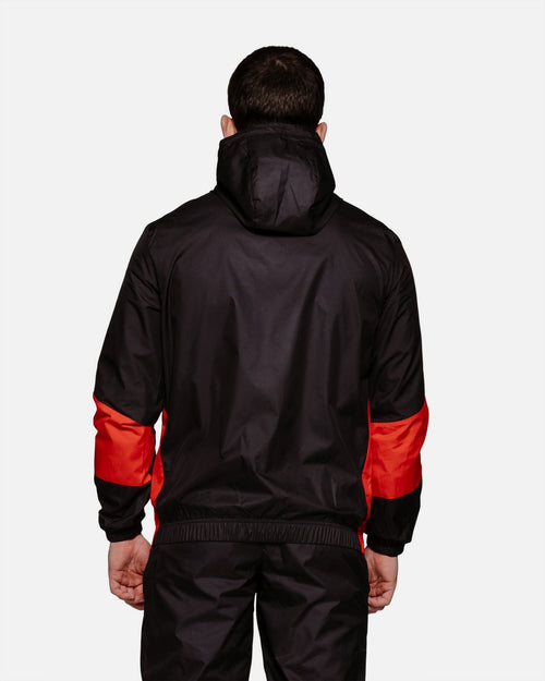 Veste de survêtement Milan AC - Noir/Rouge - FootKorner Testing