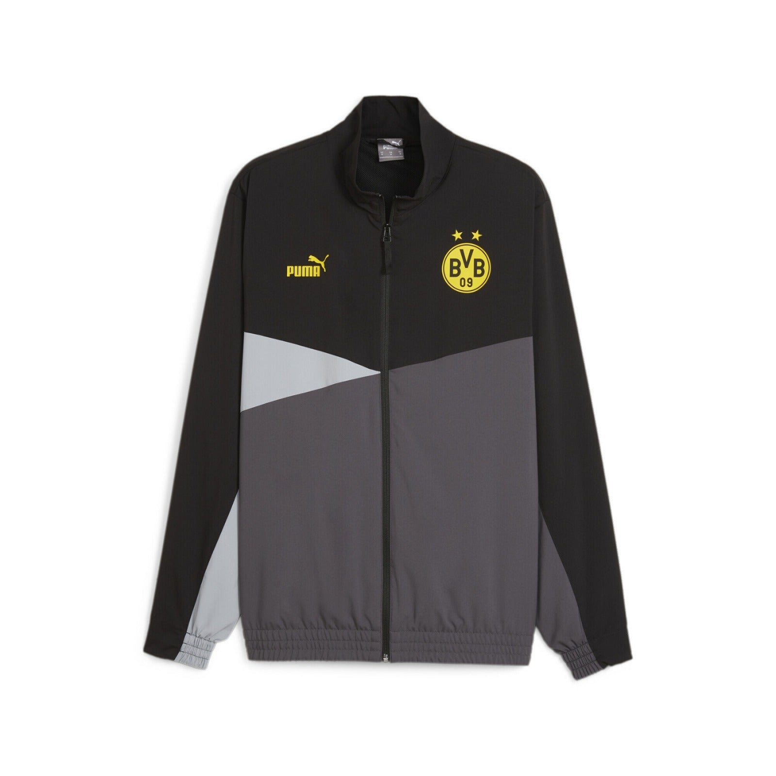 FootKorner TestingVeste de survêtement Dortmund - Noir/Gris/Blanc
