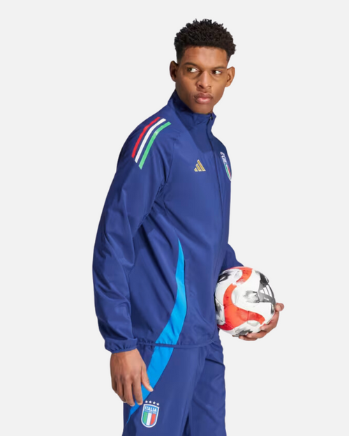 Veste de survêtement Italie 2024 - Bleu - FootKorner Testing