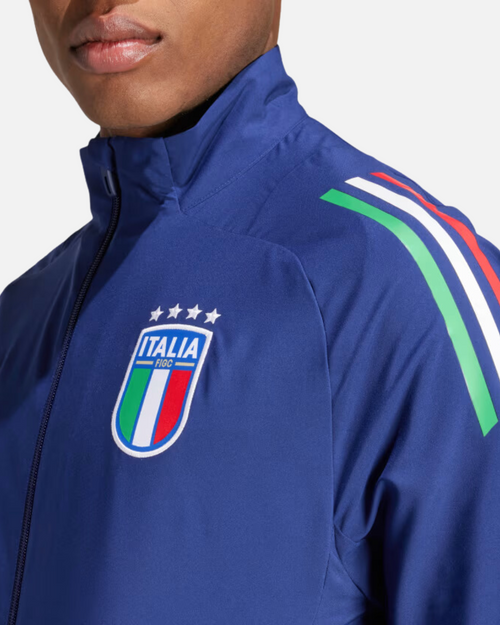 Veste de survêtement Italie 2024 - Bleu - FootKorner Testing