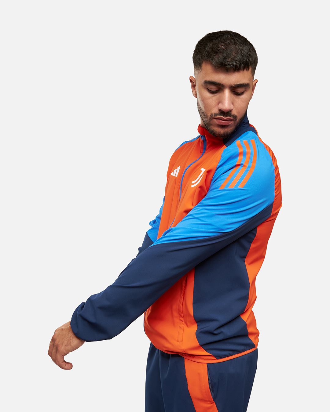 FootKorner TestingVeste de survêtement Juventus 2024/2025 - Orange/Bleu