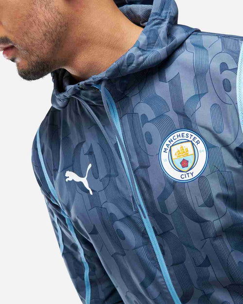 Veste de survêtement Manchester City 2024/2025 - Bleu - FootKorner Testing