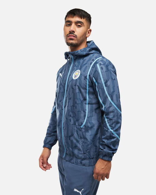 Veste de survêtement Manchester City 2024/2025 - Bleu - FootKorner Testing