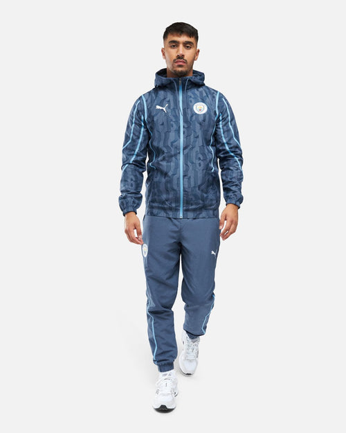 Veste de survêtement Manchester City 2024/2025 - Bleu - FootKorner Testing