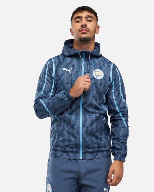 Veste de survêtement Manchester City 2024/2025 - Bleu - FootKorner Testing