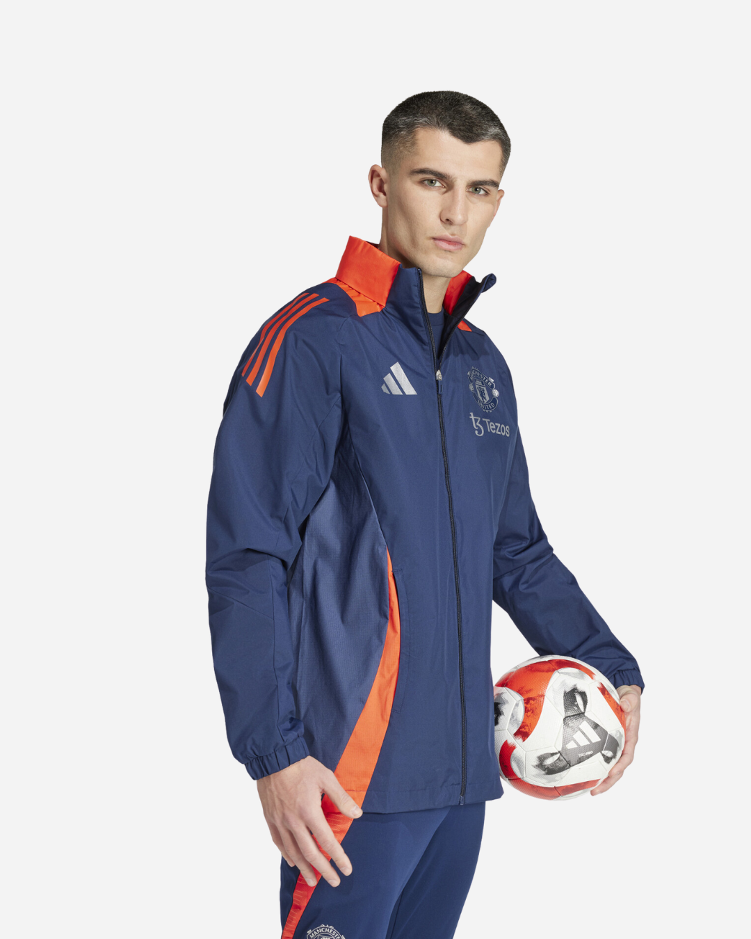 FootKorner TestingVeste de survêtement Manchester United 2024/2025 - Bleu/orange