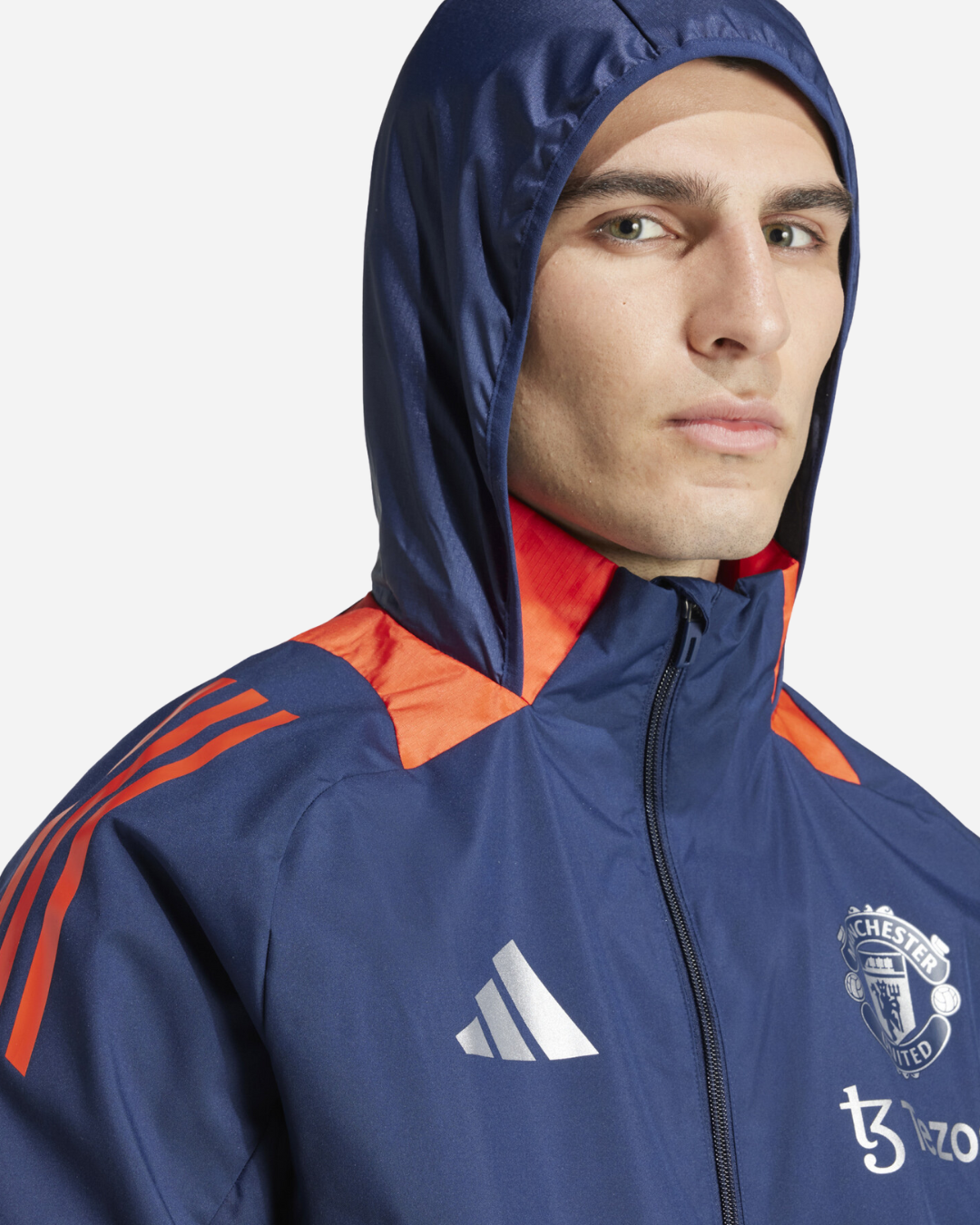 FootKorner TestingVeste de survêtement Manchester United 2024/2025 - Bleu/orange