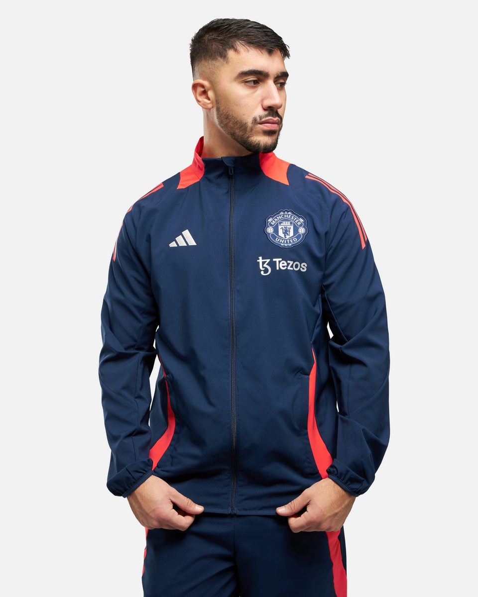FootKorner TestingVeste de survêtement Manchester United 2024/2025 - Bleu/Orange