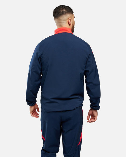 Veste de survêtement Manchester United 2024/2025 - Bleu/Orange - FootKorner Testing