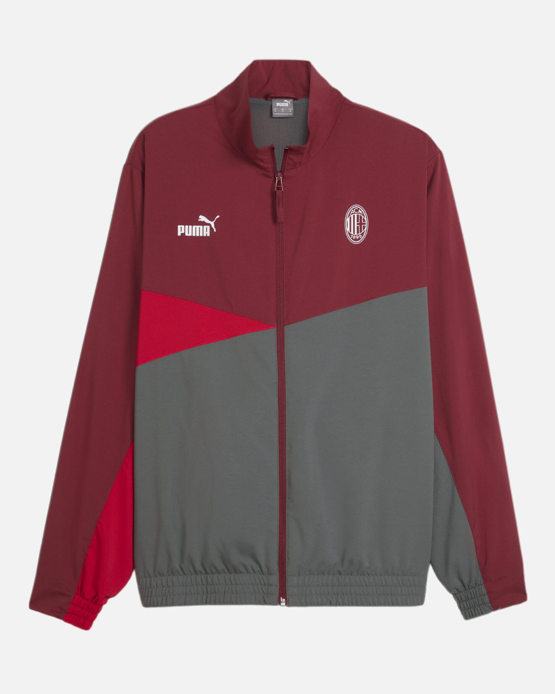 FootKorner TestingVeste de survêtement Milan AC - Rouge/Gris