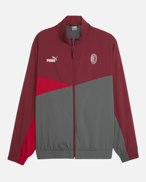 Veste de survêtement Milan AC - Rouge/Gris - FootKorner Testing