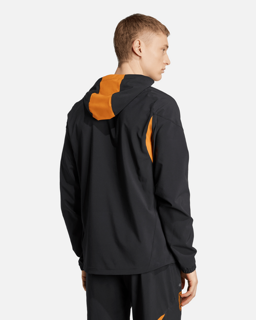 Veste de survêtement Paris FC x Jefe - Noir/Orange - FootKorner Testing