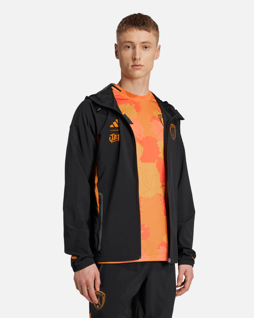 Veste de survêtement Paris FC x Jefe - Noir/Orange - FootKorner Testing