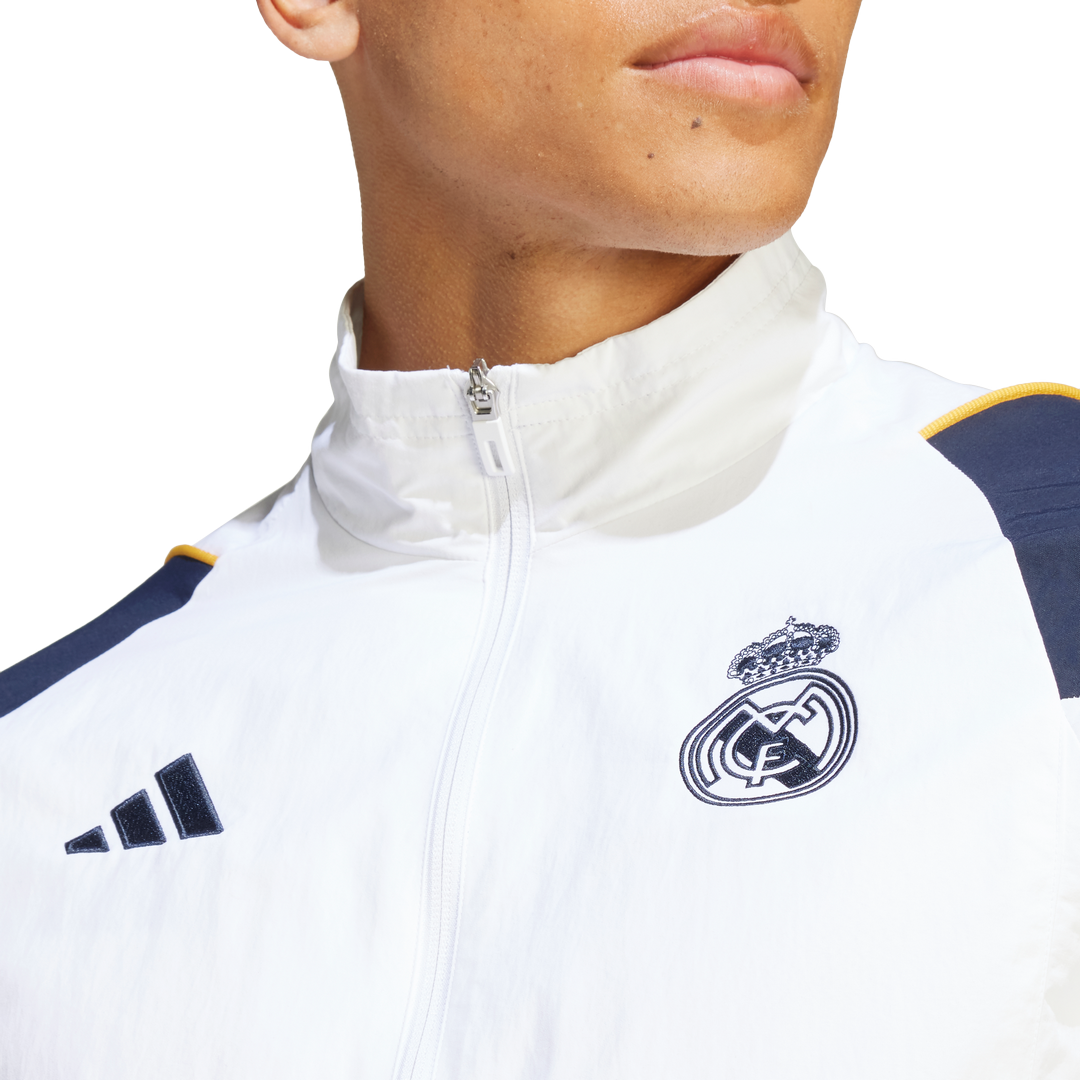 FootKorner TestingVeste de survêtement Real Madrid - Blanc/Bleu/Jaune