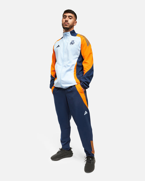 Veste de survêtement Real Madrid 2024/2025 - Bleu/Jaune - FootKorner Testing