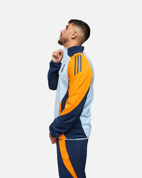Veste de survêtement Real Madrid 2024/2025 - Bleu/Jaune - FootKorner Testing