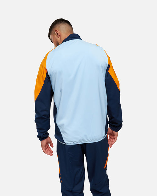 Veste de survêtement Real Madrid 2024/2025 - Bleu/Jaune - FootKorner Testing