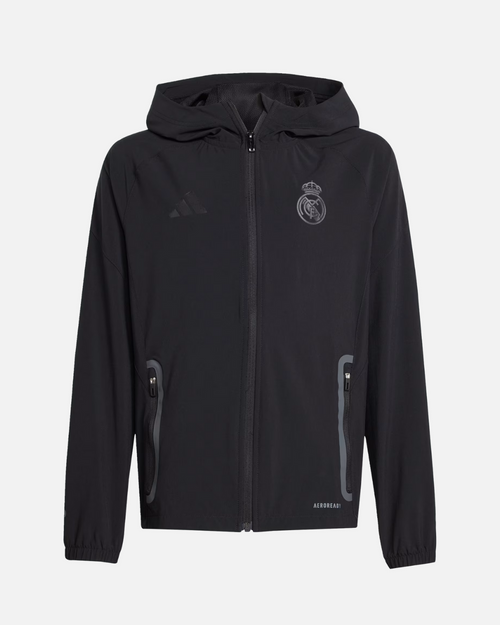 Veste de survêtement Real Madrid Junior  2024/2025 - Noir - FootKorner Testing