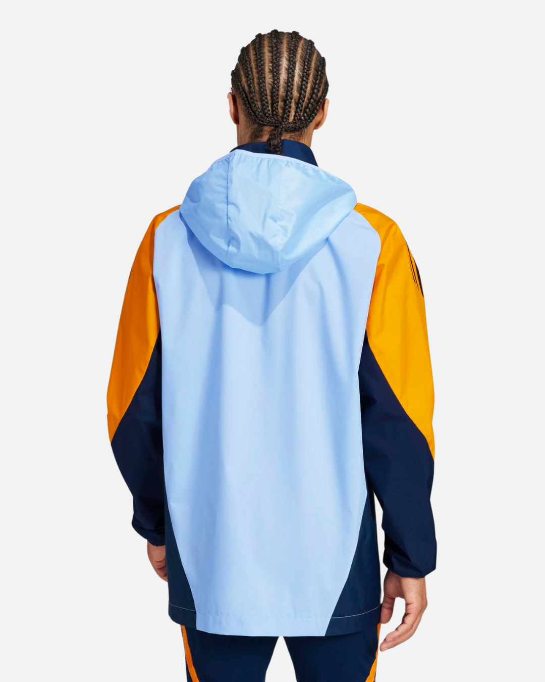 FootKorner TestingVeste Coupe-Vent Real Madrid 2024/2025 - Bleu/Jaune