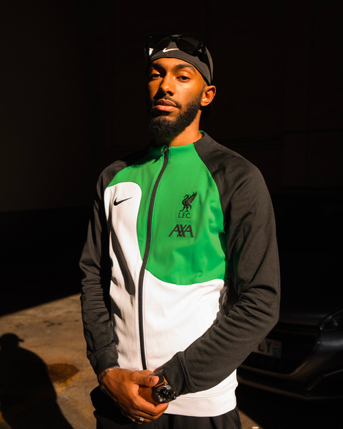 Veste Liverpool FC Academy Pro - Noir/Vert/Blanc - FootKorner Testing