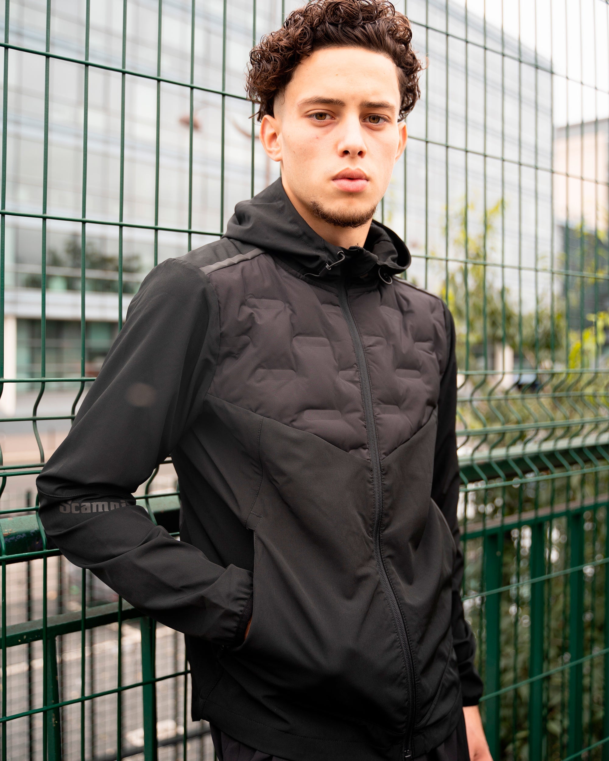 FootKorner TestingVeste matelassée Scampia Niro - Noir