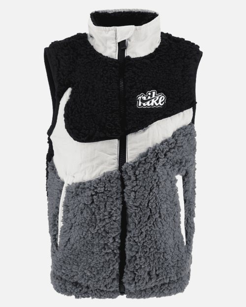 Veste Nike Sherpa Vest Enfant - Noir/Gris - FootKorner Testing