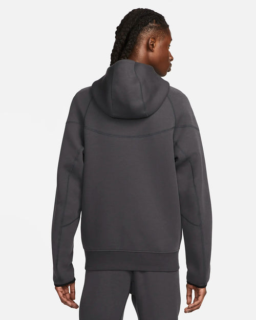 Veste Nike Tech Fleece Windrunner - Noir/Gris Anthracite - FootKorner Testing