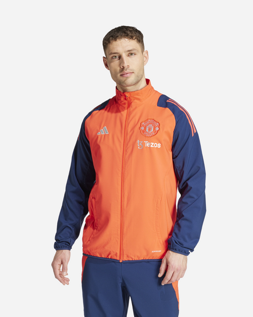 Veste de survêtement Manchester United 2024/2025 - Orange/Bleu - FootKorner Testing