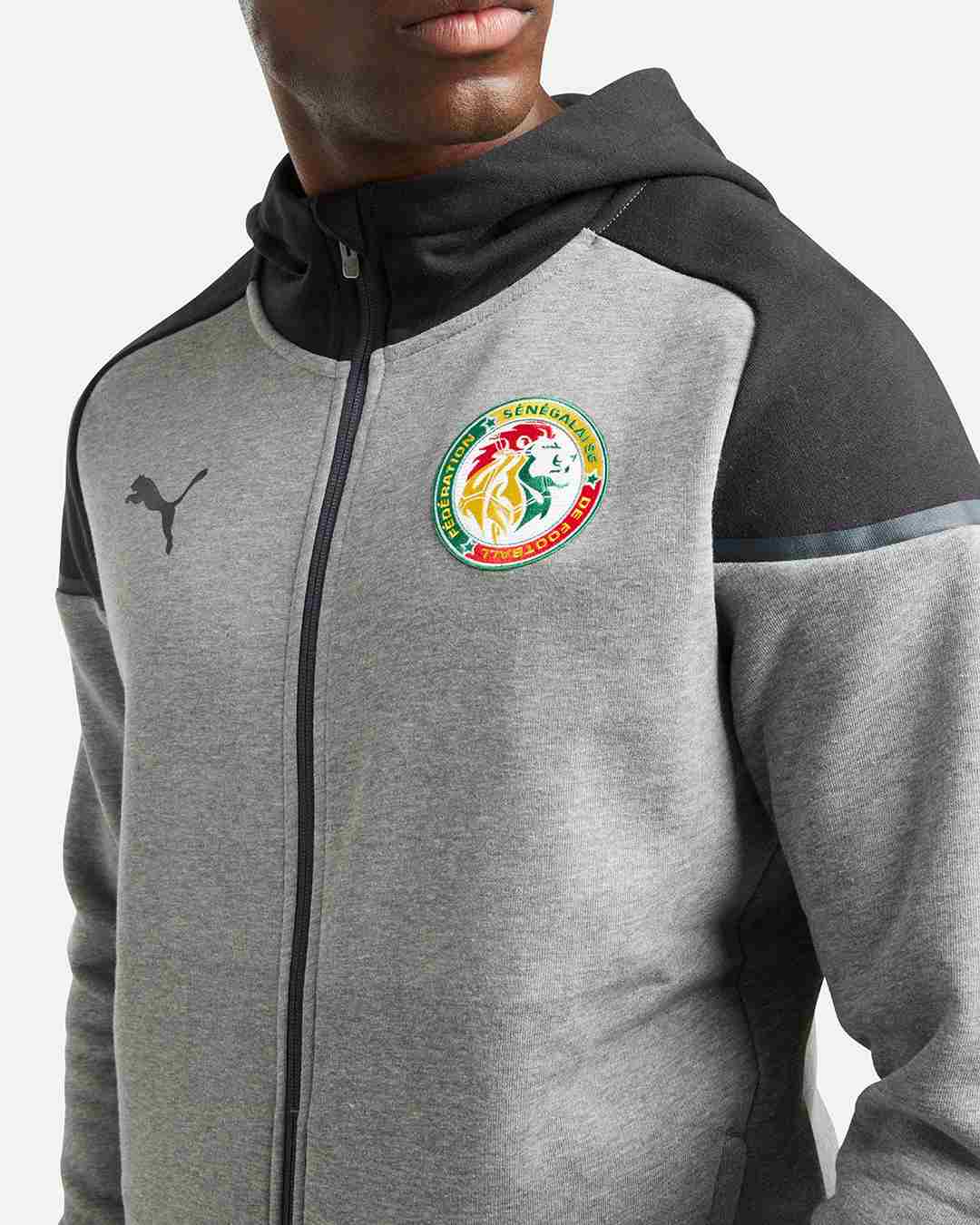 FootKorner TestingVeste Sénégal  - Gris/Noir