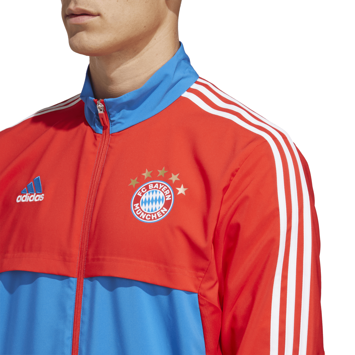 FootKorner TestingVeste de survêtement Bayern Munich 2022/2023 - Rouge/Bleu