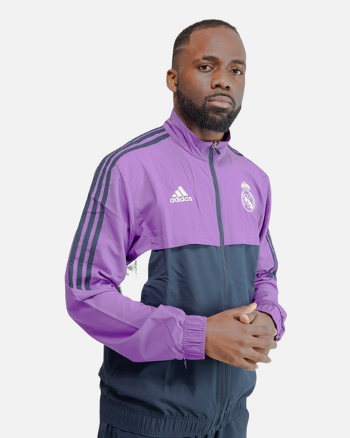 Veste de survêtement Real Madrid Condivo 2022/2023 - Violet/Noir/Blanc - FootKorner Testing