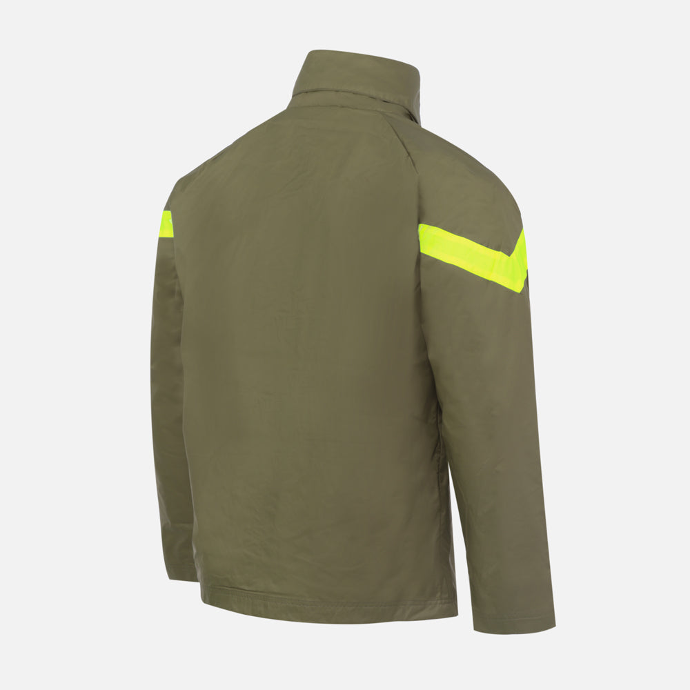 FootKorner TestingVeste Coupe-Vent Milan AC 2022/2023 - Kaki