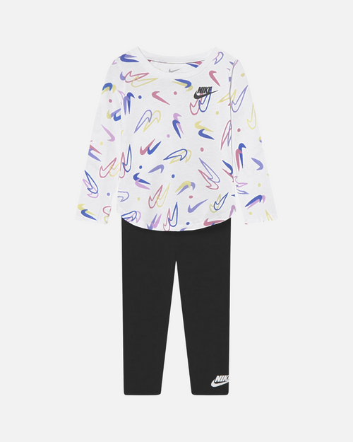 Ensemble T-shirt/Legging Nike Bébé - Blanc - FootKorner Testing