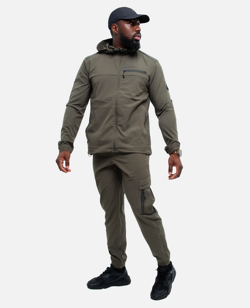 Survêtement Scampia Gara Cagoule intégrée - Kaki - FootKorner Testing