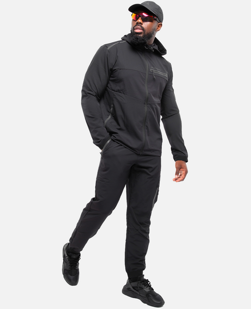 Survêtement Scampia Gara Cagoule intégrée - Noir - FootKorner Testing