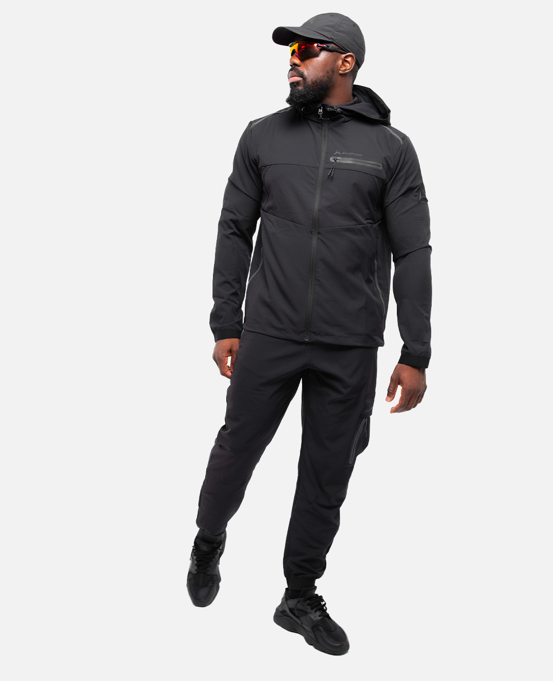 FootKorner TestingSurvêtement Scampia Gara Cagoule intégrée - Noir