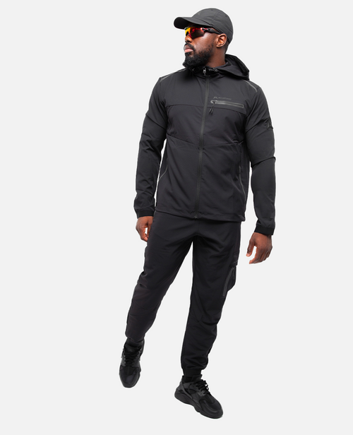 Survêtement Scampia Gara Cagoule intégrée - Noir - FootKorner Testing