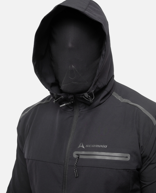 Survêtement Scampia Gara Cagoule intégrée - Noir - FootKorner Testing